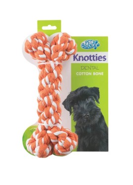 Pet Brands Knotty Bone Large -Red For Dog